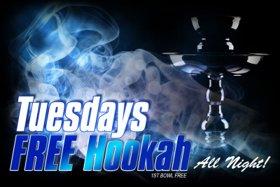 Free Hookah Tuesdays